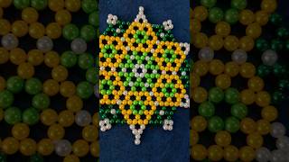 Beaded Rangoli | Bead Art | Art Balcony #diy #festivalart #handmaderangoli