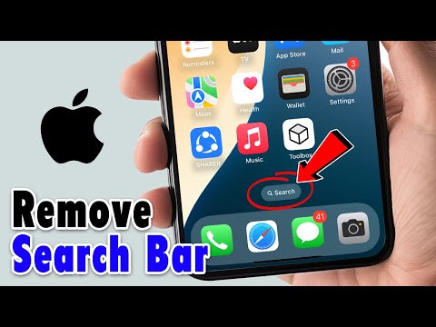 How To Remove Search Bar From iPhone Home Screen