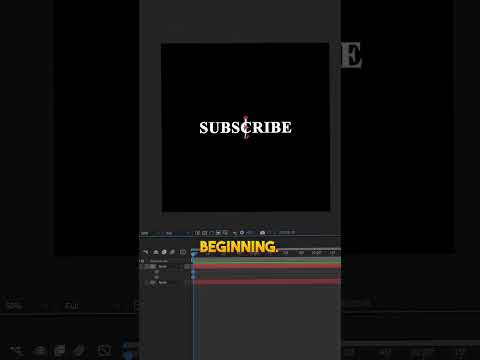 Watermark Reveal Animation I After Effects Tutorial