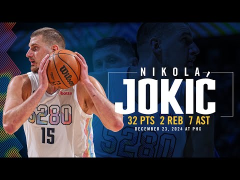 Nikola Jokić Full Game Highlights vs. Suns 📺 12/23/24