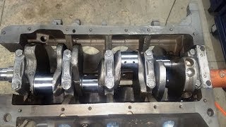 440 MOPAR Big Block Engine Building Block Identification & Crankshaft Installation Part 1