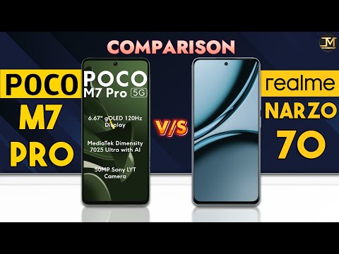 POCO M7 Pro vs realme Narzo 70 : Which Phone is Best❓😯