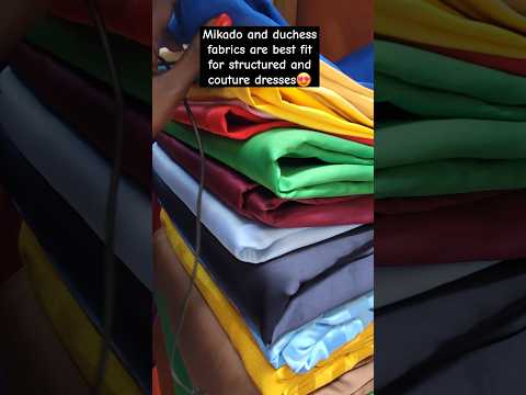 Mikado fabrics #fashion #sewingtutorial