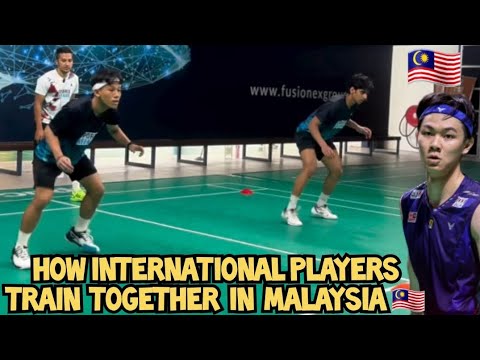 How International Pro Players Train Together in Malaysia| Best Badminton training @setodanukusuma