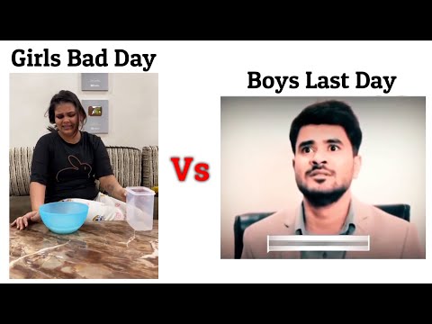 Girls Bad Day Vs Boys Bad Day !! Memes #viralmemes #meme