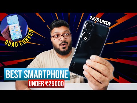 Best Smartphone under ₹25000? | Honor 90 TrueView | Quad Curved Amoled Display✅