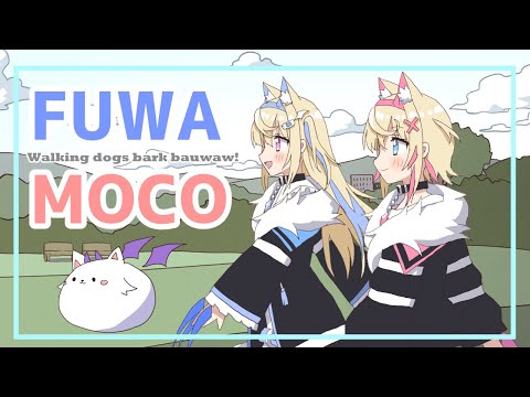 【手描きアニメ】FUWAMOCO Animation【フワモコ / ホロライブ】