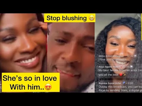 Sonia UCHE love confession on live stream, she’s so inlove🥰 #soniauchetv #mauricesam