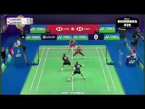 Fajar Alfian/Rian Ardianto (INA) Vs Kjaer/Sogaard (Denmark) | Indis Open 2024