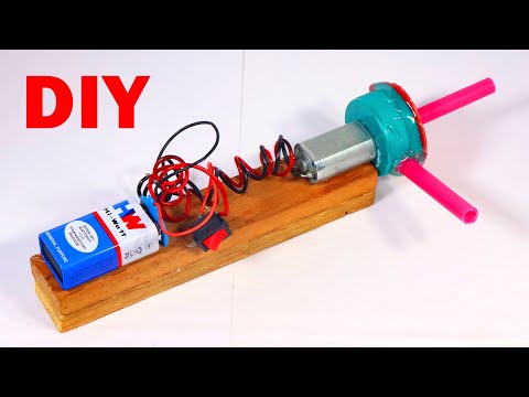 How to Make a Mini Water Pump Science Project | DC Motor Water Pump | DIY Mini Tractor Water Pump