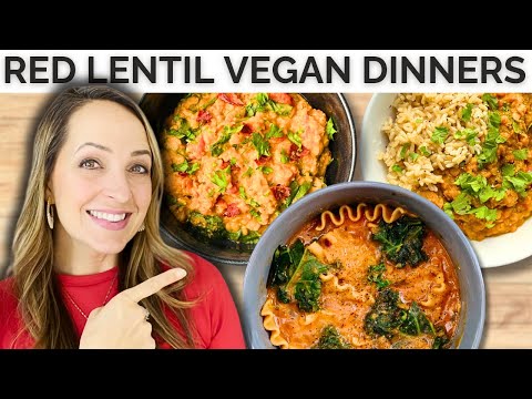 3 Quick & Easy Red Lentil Dinners EVERYONE Needs to Know!