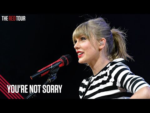 Taylor Swift - You're Not Sorry (Live on the Red Tour)