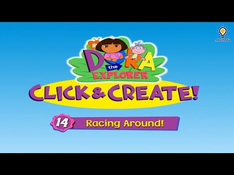 Gameplay Episode #14 Racing Around - Dora the Explorer Click & Create #doragamers #learning #toddler