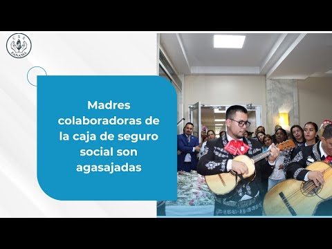 Madres colaboradoras de la caja de seguro social son agasajadas