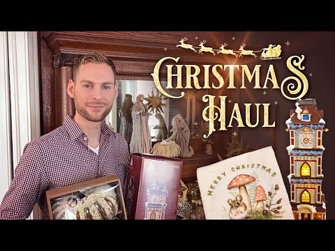 Christmas Shopping Haul! HomeGoods, Target, Vintage, Gift Shops & More! Holiday Decor & Gifts - Vlog