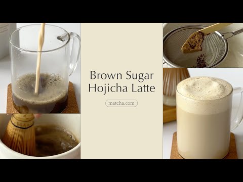 Brown Sugar Hojicha Latte | Cozy cafe flavors made at home!