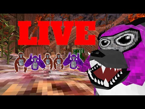 🔴 LIVE GORILLA TAG 🦍 | MINIGAMES | CODES | FUN ✌️