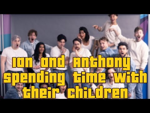 Ian and Anthony spending time with their children.