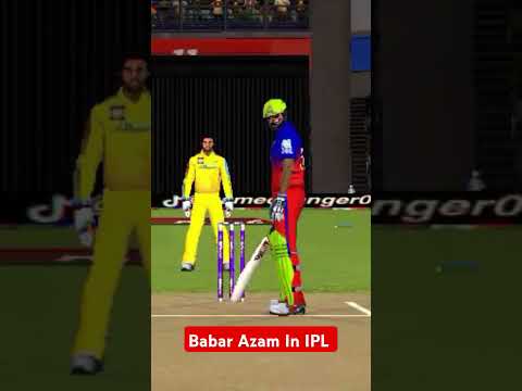 BABAR AZAM IN IPL 💀🤯🤯🤯🤯 #gamechanger5 #shorts #viralvideo