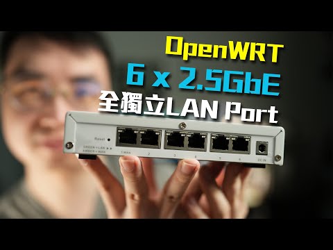 全2.5Gbps插口，天然無污染迷你路由器，OpenWRT加持可玩性極高，但我只會推薦給兩種人 - IEI PUZZLE-M901 (CC中字)