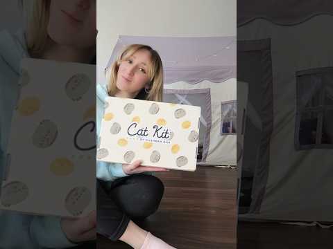 Unboxing the Purr-fect Pusheen Cat Kit for Spring 2024! #catshorts #pusheen