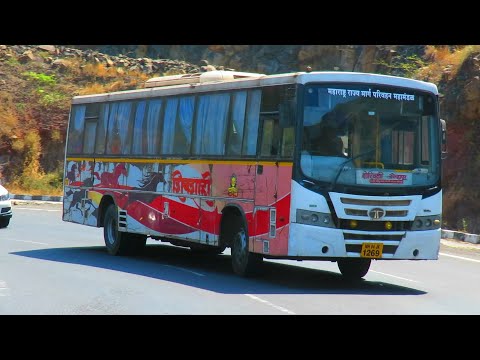 खंबाटकी घाट:MSRTC SHIVSHAHI BORIVALI~KOLHAPUR | NASHIK GOING BEAUTIFULLY AT KHAMBATKI GHAT SECTION