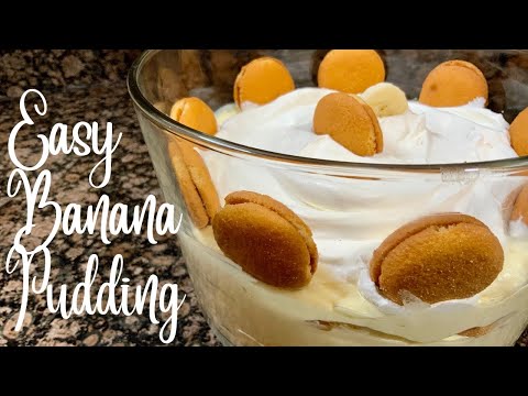 Easy No Bake Banana Pudding | How to Make Banana Pudding | Dessert Recipe