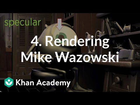 4. Rendering Mike Wazowski | Rendering | Computer animation | Khan Academy