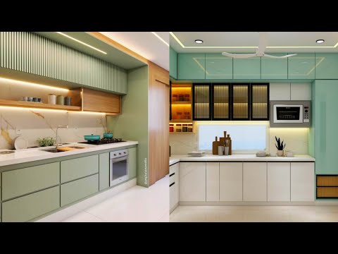 Latest Modular Kitchen Cabinet Design | Acrylic Kitchen Colors | Open Concept Kitchen Remodel