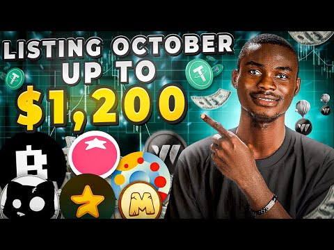 🔥8 Telegram Crypto airdrop Listing in OCTOBER That Will Make You Upto $1,200