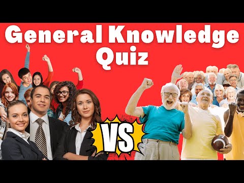 Who is Smarter - Under 50s or Over 50s? | General Knowledge Quiz Challenge