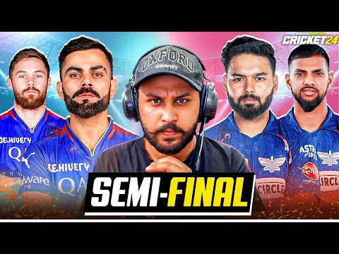 VIRAT KOHLI CENTURY 🔥SEMI-FINAL  IPL 2025 🏆 RCB vs LSG - Cricket 24