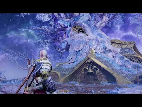 God Of War Ragnarök - Sindri's Home Exterior Ambiance (creaking tree, white noise, magic sounds)