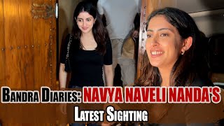 Navya Naveli Nanda Spotted at Bandra | Glam Look #NavyaNanda #Bandra #BollywoodStyle