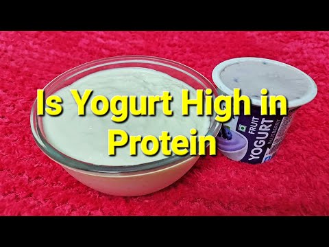 Is Yogurt High in Protein? Does Yogurt Have Protein? Is Yogurt a Good Source of Protein? Benefits