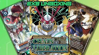 Cracking The Box Open! EX8 Chains Of Liberation Unboxing & Pack Opening! [Digimon TCG]