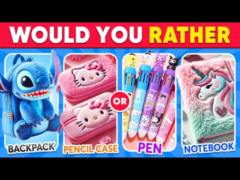 Would You Rather 💞 School Supplies & Stationery Edition 🎒📓 Daily Quiz