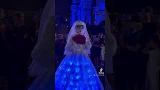 Haunted Mansion Bride - Constance Hatchaway at 2022 Boo to You Parade | Disney World #shorts