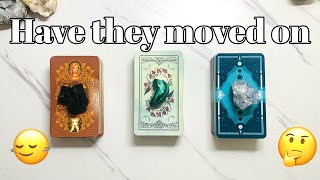 Have They Fully Moved On?🤔🫣Pick a Card Love tarot reading✨