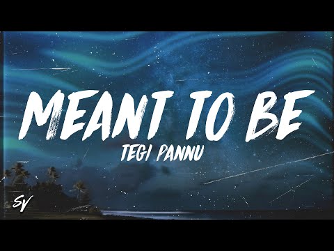 Meant To Be - Tegi Pannu (Lyrics/English Meaning)