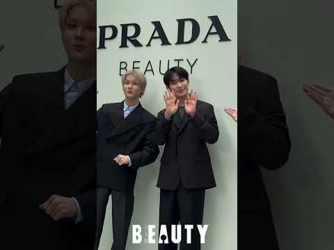 Enhypen 梁禎元與金善禹「口袋z」現身中山 Prada 快閃店！｜Beauty美人圈