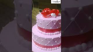 #cake #happybirthday . #story #stoberry . 2step cake . Pink cake. cake galaxy 101 #goldenbirthday