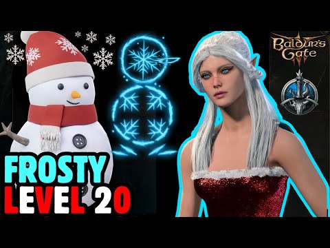 Frosty the Snowman Ice Knight LEVEL 20 Build - Baldur's Gate 3