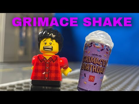 Trying the New *Grimace Shake* In LEGO |Daily Upload #4