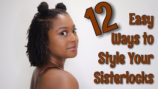 Quick & Easy Microlocks & Sisterlocks Hairstyles