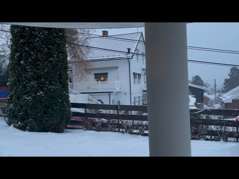 Winter snowfall in Norway 🇳🇴 fairytale beautiful country