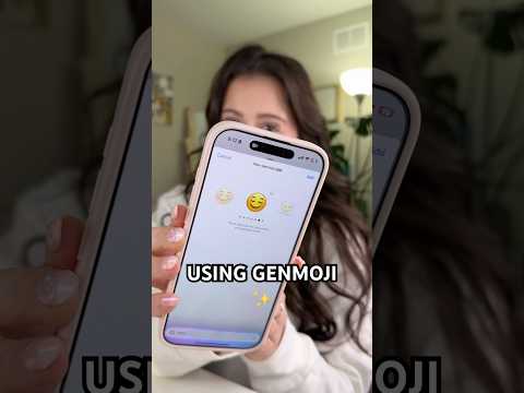 CREATING NEW EMOJIS USING GENMOJI✨ (i’m obsessed) #youtubeshorts #shorts #iphone