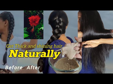 Get Thick and Shiny, silky,soft, smooth & healthy Hair Naturally~DIY Hairmask at Home✨