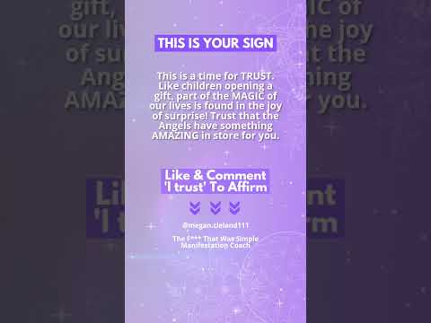 This Is Your Sign✨ Come and Manifest With Megan. Like & Subscribe💸💜 #manifest #manifestation