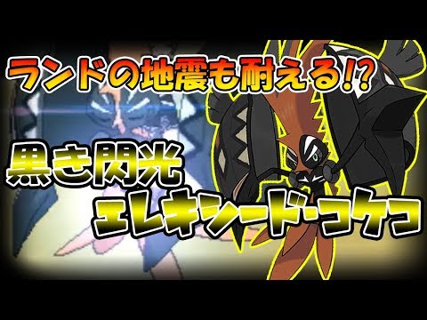 【色違い黒統一】安全に積んでいける！瞑想羽休めエレキシード・コケコ！！【ポケモンUSUM】